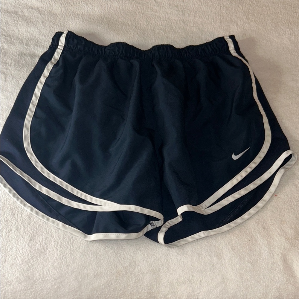 Nike Women's Navy Blue Athletic Shorts